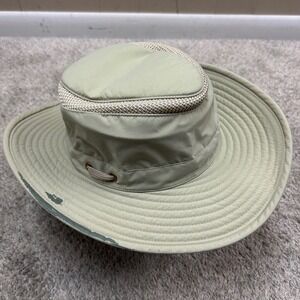Tilley Airflo Hat Size 7 1/8 Khaki Green Mesh Sun Hiking Bucket Hat Canada